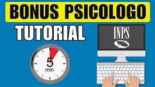 BONUS PSICOLOGO 2024: come fare DOMANDA ONLINE: Tutorial