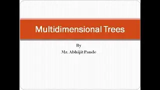 Multidimensional Trees: Deletion