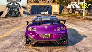 Nissan GT-R Nismo - The Crew Motorfest | Steering Wheel Gameplay