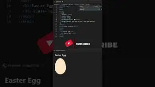 Easter Egg programming | HTML and CSS Tutorial for beginners using VSCode editor  2021 