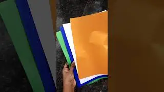 How to make last-minute#paperdecoration#tricolorpapercraftideas for Indian independence/republic day