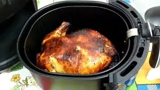 Frango assado na air fryer