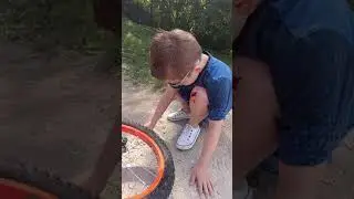 Tommy fall off bike