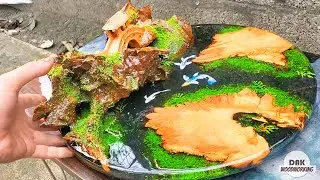Resin Art - Epoxy River Table vs Wood || Woodworking Projects