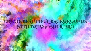 Make beautiful backgrounds with Datamosher Pro | Vibrate effect example