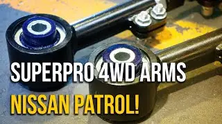 Nissan Patrol Adjustable Upper Trailing Arm Kit & Lower Trailing Arm Kit - TRC1026 & TRC1027