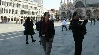 Venice deserted - a video snapshot music in St Marks Square early