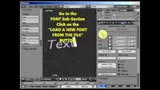How to change fonts in Text Mesh- A VERY SLOW Blender Tutorial