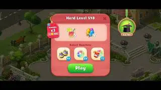 Gardenscapes Level 548 Walkthrough 