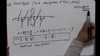 Limits 1.12: Asymptotes of the non rational functions