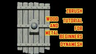 wood and metal 3ds max to zbrush | 3ds max | zbrush | Zbrush - Stylized Wooden | pt 2