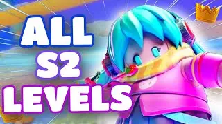 REACTING to ALL Fall Guys SEASON 2 MAPS!! Hyperdrive Heroes, Space Race, Cosmic Highway & More!!