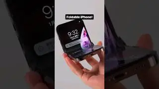 How Foldable iPhone looks like #foldableiphone #shorts #techshorts #bestmobile #iphone2023