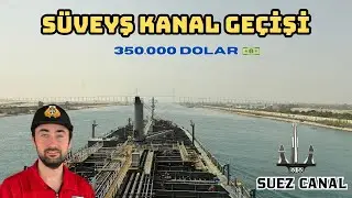 Passing through the Suez Canal (Timelapse) | Ship Life Episode 19