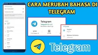 CARA MERUBAH BAHASA DI TELEGRAM || MERUBAH BAHSA INGGRIS KE INDONESIA TELEGRAM
