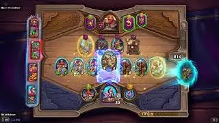 Teaching Bade how to play Ghoul-acabra (Hearthstone Battlegrounds)