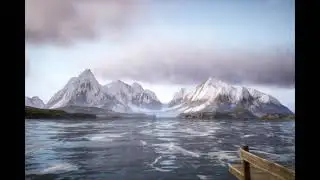 Unreal Engine 4.26 Water and Clouds Test