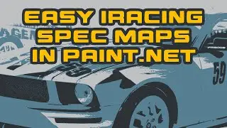 EASY IRACING SPEC MAP - Paint.NET iRacing Livery Tutorial