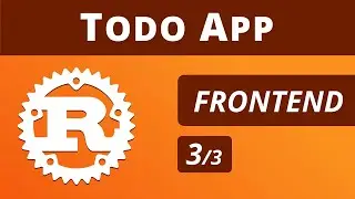 Rust Web App  - 3/3 - FRONTEND #RealDOM