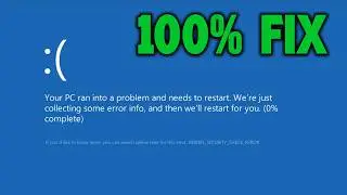 How to fix kernel security check failure blue screen in windows