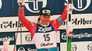 Marc Girardelli wins super-G (St. Anton 1993)