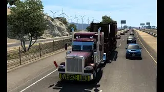 American Truck Simulator 2023 4k120fps gameplay peterbilt
