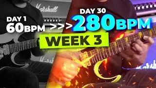 4 Week Program To Master Alternate Picking Technique (Week 3)