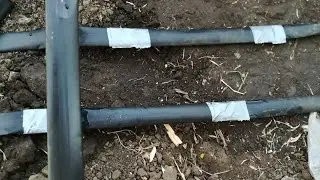 Автоматический полив теплицы / Капельный полив. Как заделать лишние отверстия в ленте.