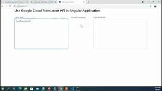 Google Cloud Translate API with Angular | Google Cloud Translate API | Google Cloud