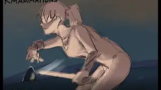 Sakuga Practice #8 - Ninja Girl + Progress (2D Animation)