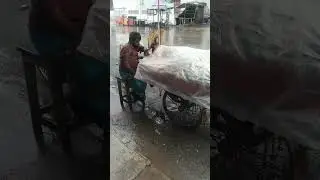 Baba the father in the rain