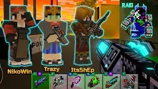 ULTIMATUM RAID (Medium) - Pixel Gun 3D - JustSpawn & NikoWin & Other
