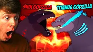 Reacting to SHIN GODZILLA vs TITANUS GODZILLA the ULTIMATE FIGHT