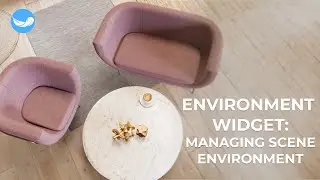 Environment widget: managing scence environment