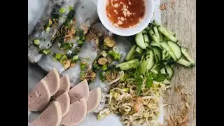Vietnamese Steamed Pork Rolls (Banh Cuon)