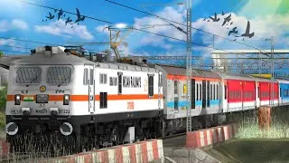 12922 flying ranee | indian train simulator | msts