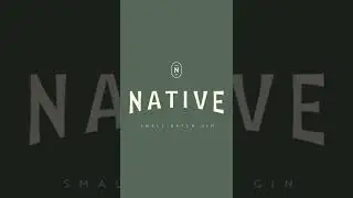 Logo design for Native Gin 