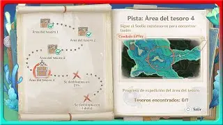Genshin Impact 4.3 - Caza de tesoros - Área del tesoro 4