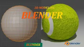 3d Modeling Blender Tennisball | 