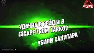 Убили санитара🩸 / Убили ЧВК🩸 | Удачные рейды Таможня / Берег | ПНВ ночью на берегу