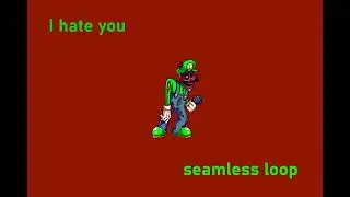 I hate you V2 1 hour seamless loop FNF Mario's Madness V2