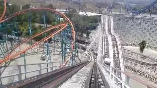 Colossus Backwards FINAL RIDE HD 60 FPS Six Flags Magic Mountain
