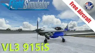 Freeware Aircraft - VL3 915iS - Flight/Review - Microsoft Flight Simulator 2020