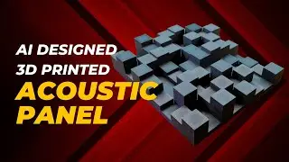 Transforming my studio with AI Designed, 3D Printed Acoustic Panels