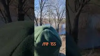 МР-155 и дробь номер 0000 против кирпича 