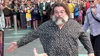 JACK BLACK ATTENDS KUNG FU PANDA 4 PREMIERE AT WESTFIELD BONDI JUNCTION IN SYDNEY