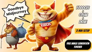 Fooocus Plus Colab with Google Drive | Free Image Generation | Midjourney Alternative