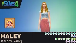 Haley | Stardew Valley | Sims 4 | Speed Build