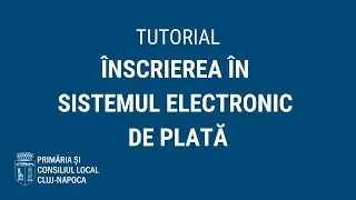 Tutorial: cum se depune online o cerere pentru inscrierea in sistemul electronic de plata