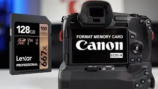 How to Format SD Memory Card on Canon Camera EOS R